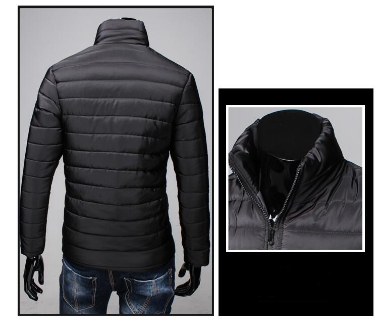 Men's Thickened Down Jacket - 100% White Goose Down Filled Loose Fit Coat