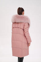 Genuine Fox Down Coat - SJB-DIAMOND ELITES