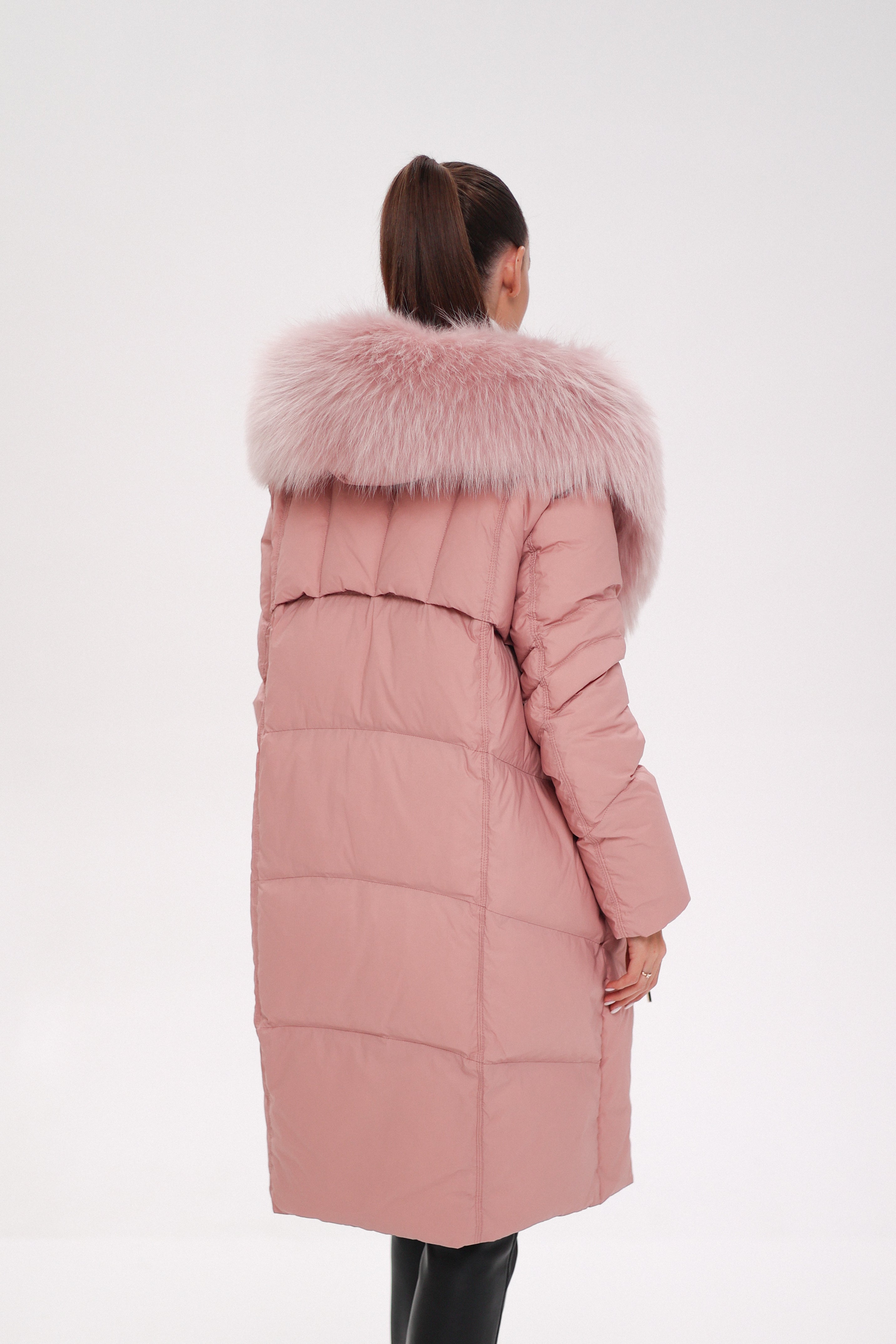 Genuine Fox Down Coat - SJB-DIAMOND ELITES