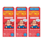 Boudreaux's Butt Paste Max Strength, Baby Diaper Rash Cream, Ointment, 2 oz Tube, 3 Pack