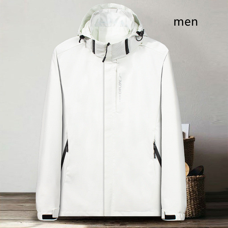 Thin Shell Jacket Waterproof Windbreaker Jacket Pi-Mart