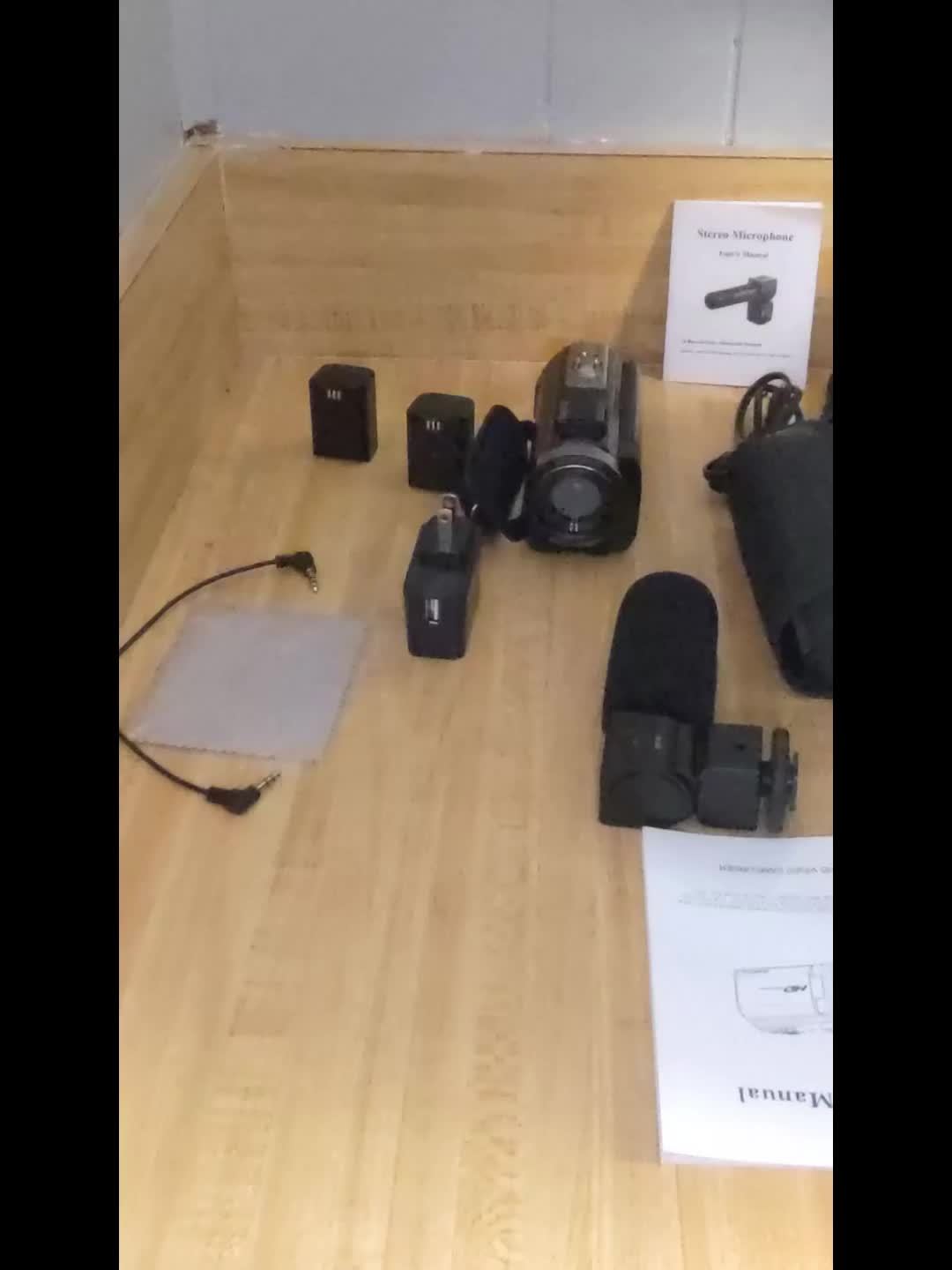 Nicamery 16x Efficient Zoom - 1080P HD Camera with Beauty Anti-Shake, External Microphone Support - Full HD 2400 Pixel Webcam Digital Camera with Remote Control, Lens Hood, 1000mah Batteries 2pcs, Ultra Long Life, 32G TF Card Lootquake LLC