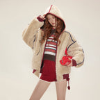 New Winter Velvet Cotton Clothes Lamb Wool Coat Pi-Mart