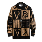Men Knitted Sweater Stripe Pullovers Printing Round Neck Sweater Autumn/Winter Designer Quality Casual Men Clothing Jumper