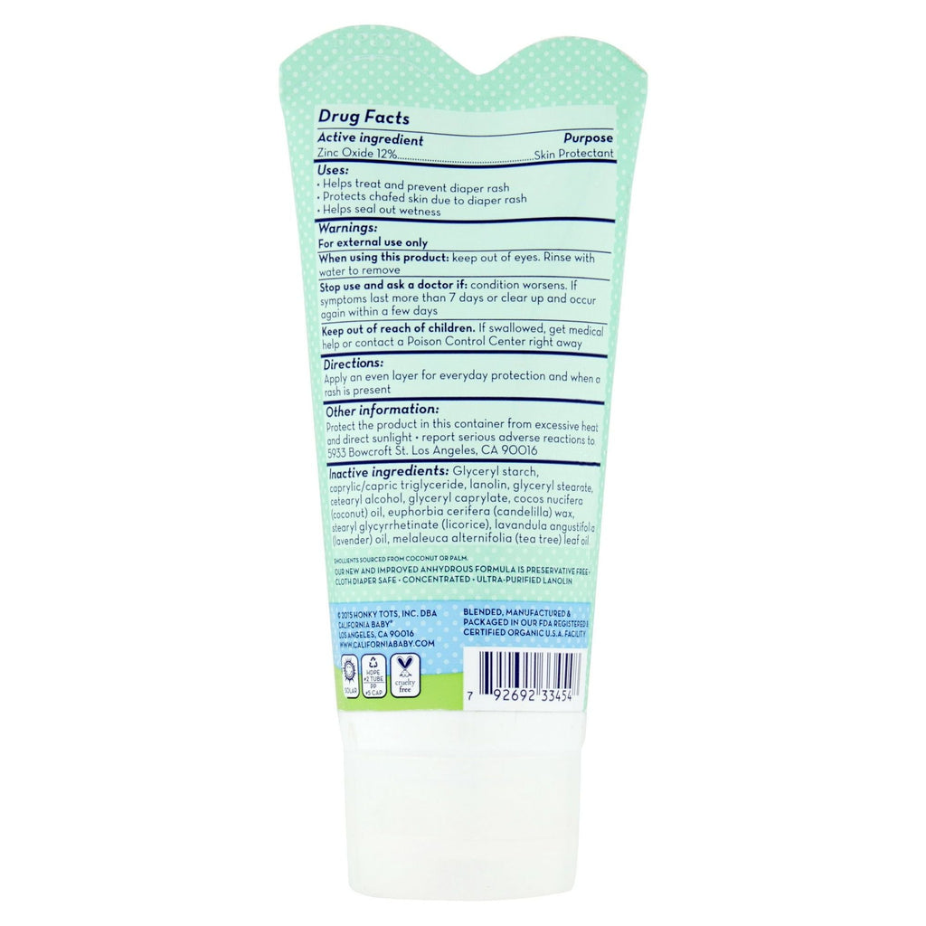 California Baby Therapeutic Relief Calming Diaper Rash Ointment 2 pack