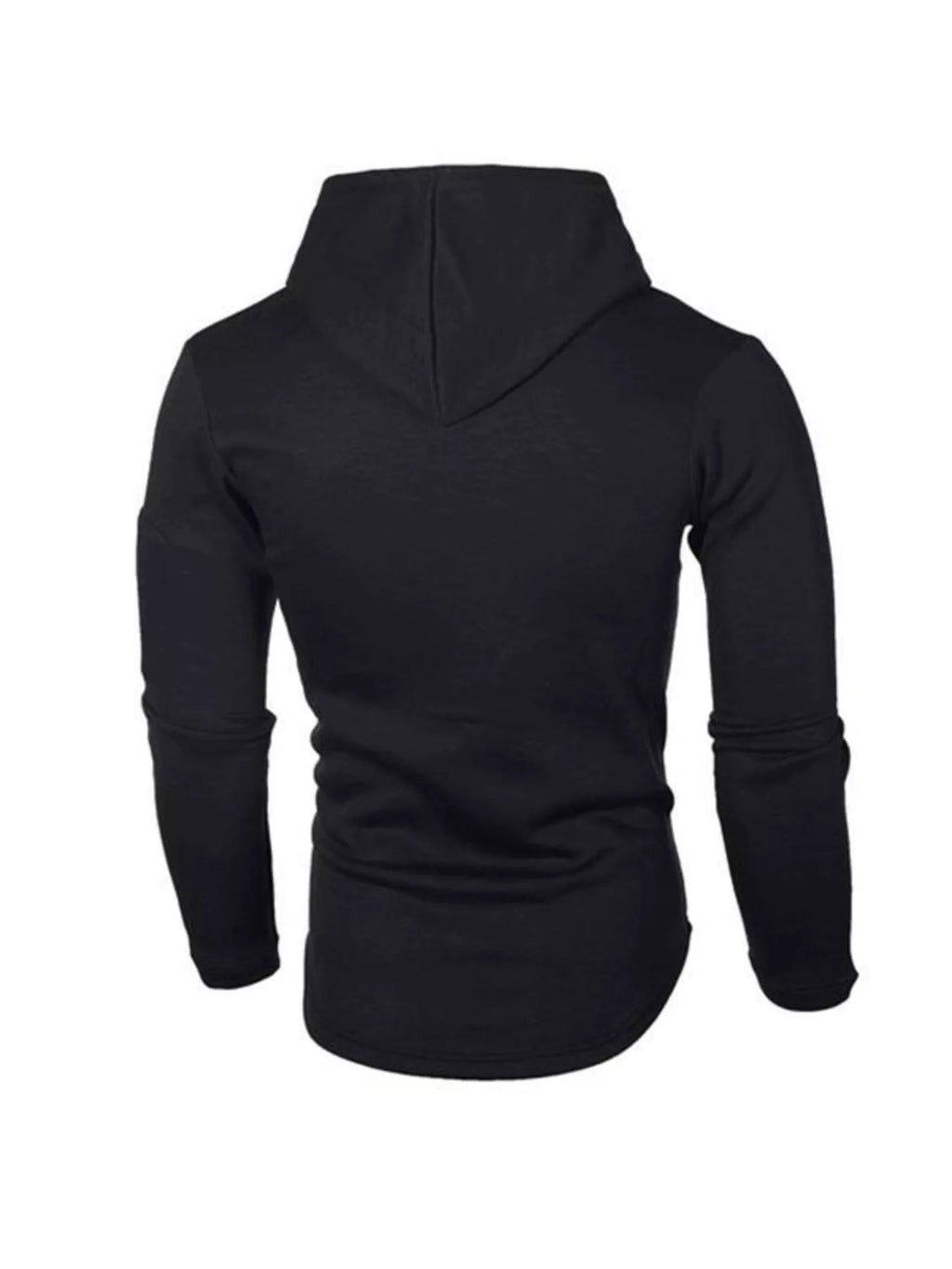 Men's Plus Size Casual Slim Fit Long Sleeve Hoodie THRIXINE