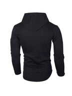 Men's Plus Size Casual Slim Fit Long Sleeve Hoodie THRIXINE