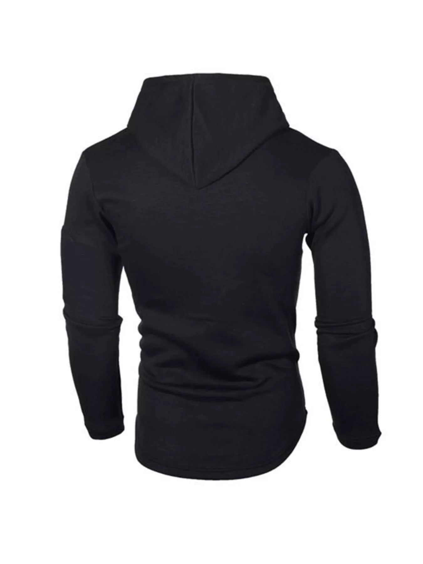 Men's Plus Size Casual Slim Fit Long Sleeve Hoodie THRIXINE