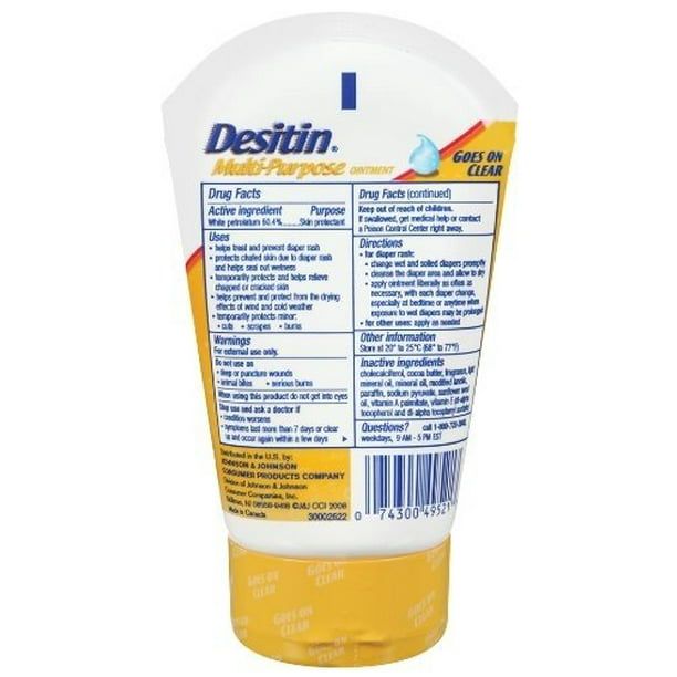 Desitin White Petrolatum Skin Protectant Multi-Purpose