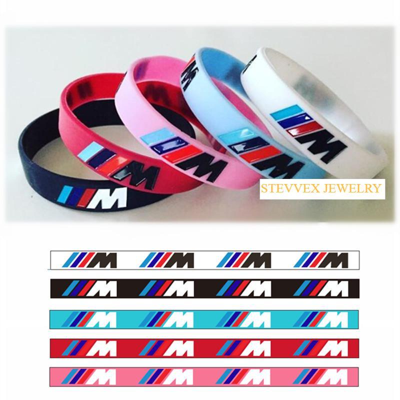 Hologram Bracelet ///M Sport M Power Black White Silicone Wristband Bangle for Auto Club Fans M3 M5 M6 3/5/7 Series - SJB-DIAMOND ELITES