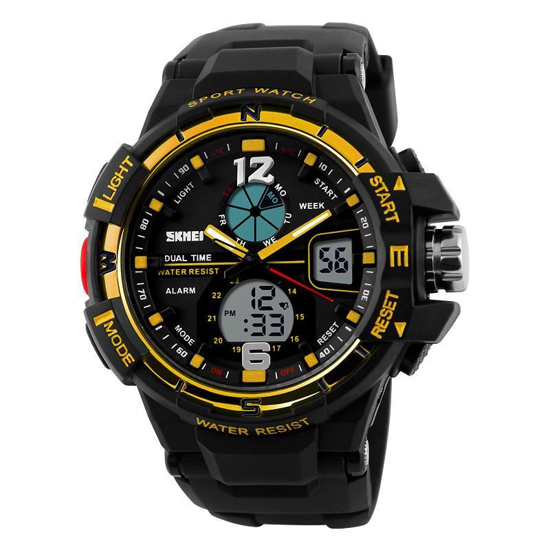 Fashion Digital Army Military Watch Mens Sports  Wristwatch  Shock Resist Clock Quartz Watch Waterproof 50M - SJB-DIAMOND ELITES
