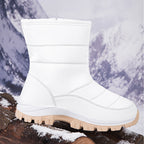Winter Snow Boots For Women Outdoor Thickened High-top Plus Velvet Shoes Fashion Platform Ankle Boots Keep Warm Plush Shoes Pi-Mart