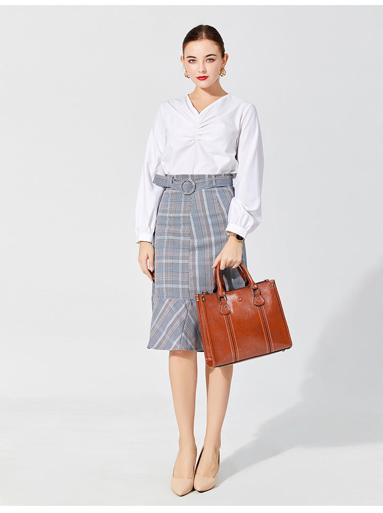 Multifunctional retro handbag Pi-Mart