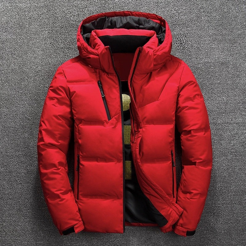 Slim thick men's down jacket