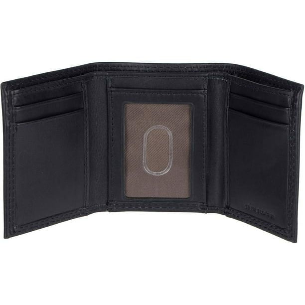 Genuine Dickies Men's RFID Leather Extra Capacity Trifold Wallet EasyOptionXY LLC