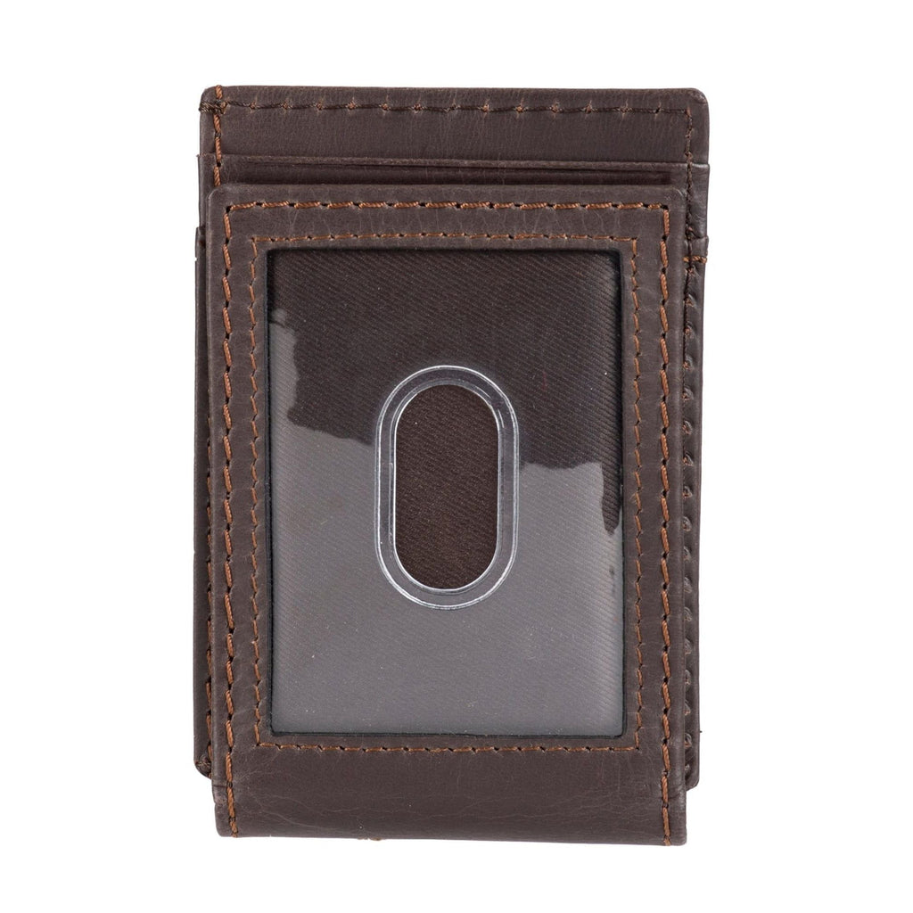 Genuine Dickies Men's RFID Leather Magnetic Front Pocket Wallet