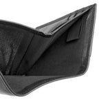 J. Buxton Men's Emblem ID Three-Fold Leather, Black