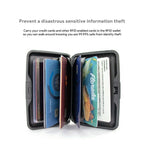 RFID Protected Wallet and Passport Cover Set - Prevent Electronic Theft