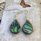 Female Fashion Creative Abalone Shell Water Drop Earrings Pi-Mart