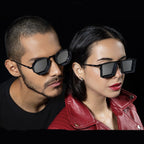 Polygon Hollow Frame Sun Glasses - SJB-DIAMOND ELITES
