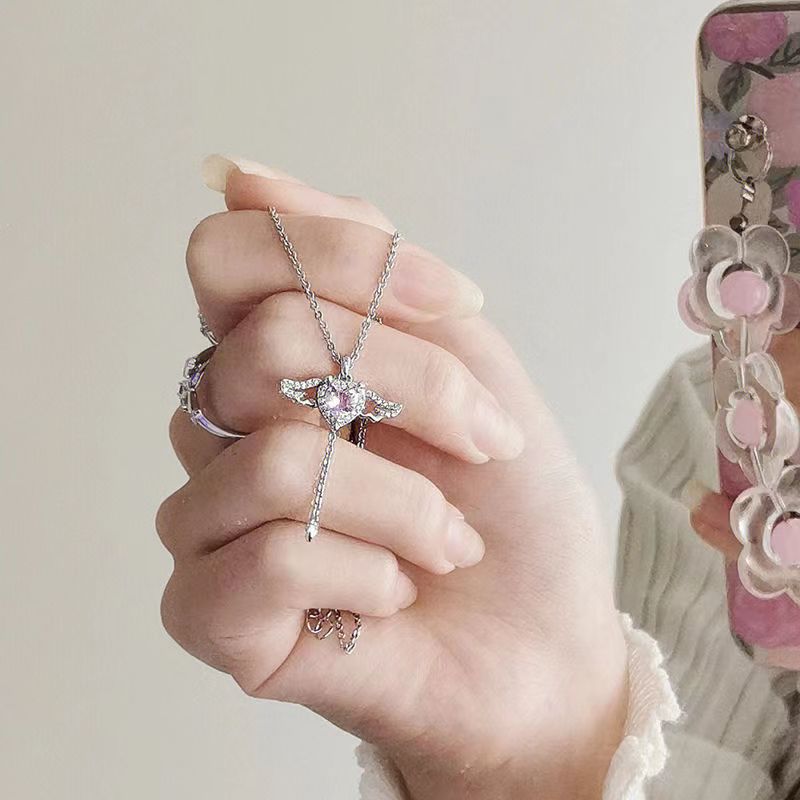 Heart Wings Necklace - SJB-DIAMOND ELITES