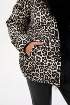 Genuine Polar Fox Leopard Luxe Down Parka - SJB-DIAMOND ELITES