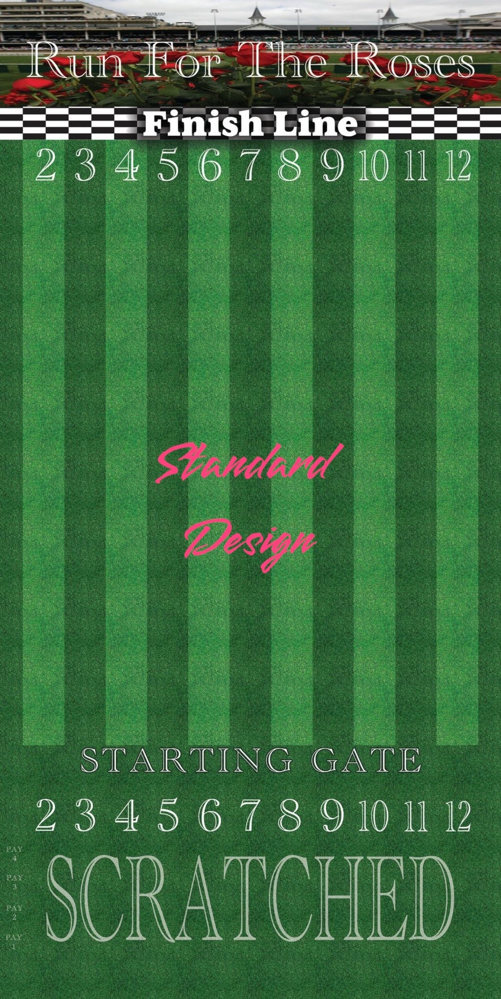 Jumbo Horse Game Turf Theme with Printed Rails - SJB-DIAMOND ELITES