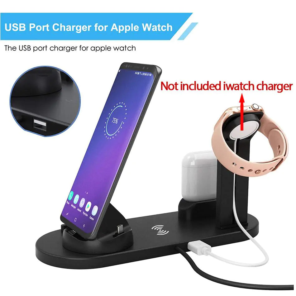 7 in 1 Wireless Charger with Stand Pi-Mart