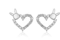 Heart Stud Earrings Pi-Mart
