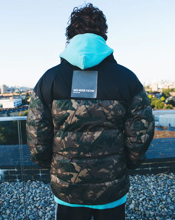 Loose Fit Camouflage Thick Down Jacket Pi-Mart