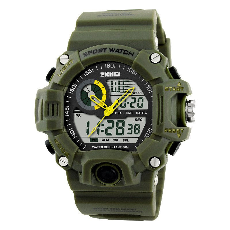 Sport Famous Watch for Men Military Army Watch With Led Digital Display Analog Shock and Alarm clock and Night Mode - SJB-DIAMOND ELITES