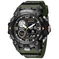 Sport Watch For Men WIth  Dual Time Waterproof 50M Miliatry Watches Chronograph Alarm Army Wristwatch - SJB-DIAMOND ELITES