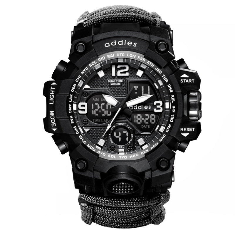 Military Survival  Men Watch With Compass/whistle /scraper/Waterproof 30M Outdoor Men Sports G Style -Shock Watch Relogio Masculino - SJB-DIAMOND ELITES