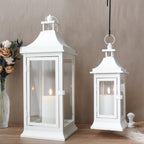 19.5''&13''Tall Set of 2 Outdoor Candle Lanterns Lootquake LLC