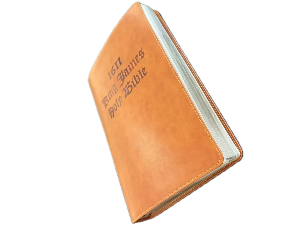 1611 King James Bible - Tan KingdomWear