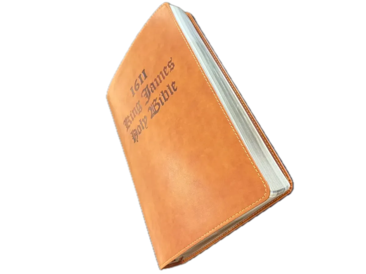 1611 King James Bible - Tan KingdomWear