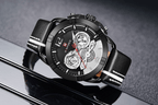 Waterproof  Quartz  Man Leather Sport Wrist Watch  Luxury Unique Design Perfect Gift - SJB-DIAMOND ELITES