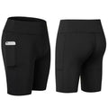 Yoga Shorts Stretchable With Phone Pocket - SJB-DIAMOND ELITES
