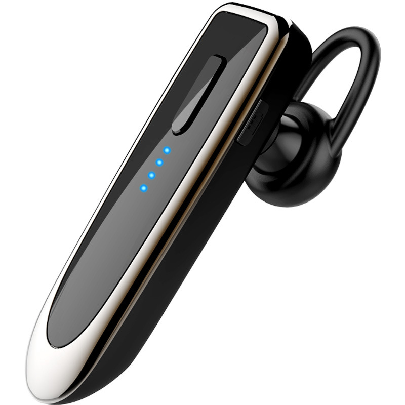 Bluetooth Headset Bluetooth 5.0 Earpiece Dual Mic Noise Cancelling Bluetooth Earpiece 16Hrs Talktime Wireless Headset Hands-Free Earphone for Truck Driver Handsfree Headphones Mini Wireless Earphone Earbud Earpiece Stevvex