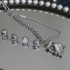 Ice Cracked Necklace - SJB-DIAMOND ELITES