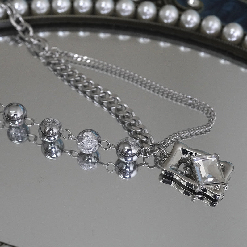 Ice Cracked Necklace - SJB-DIAMOND ELITES