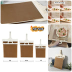 3 Sizes Sliding Pizza Peel Shovel Storage Board Pala Pizza Scorrevole Wooden Handle Transfer Pizza Kitchen Gadgets Pi-Mart