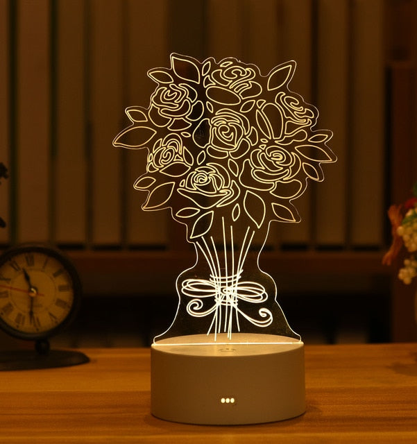 Kids 3D LED Creative Night Lamp - SJB-DIAMOND ELITES