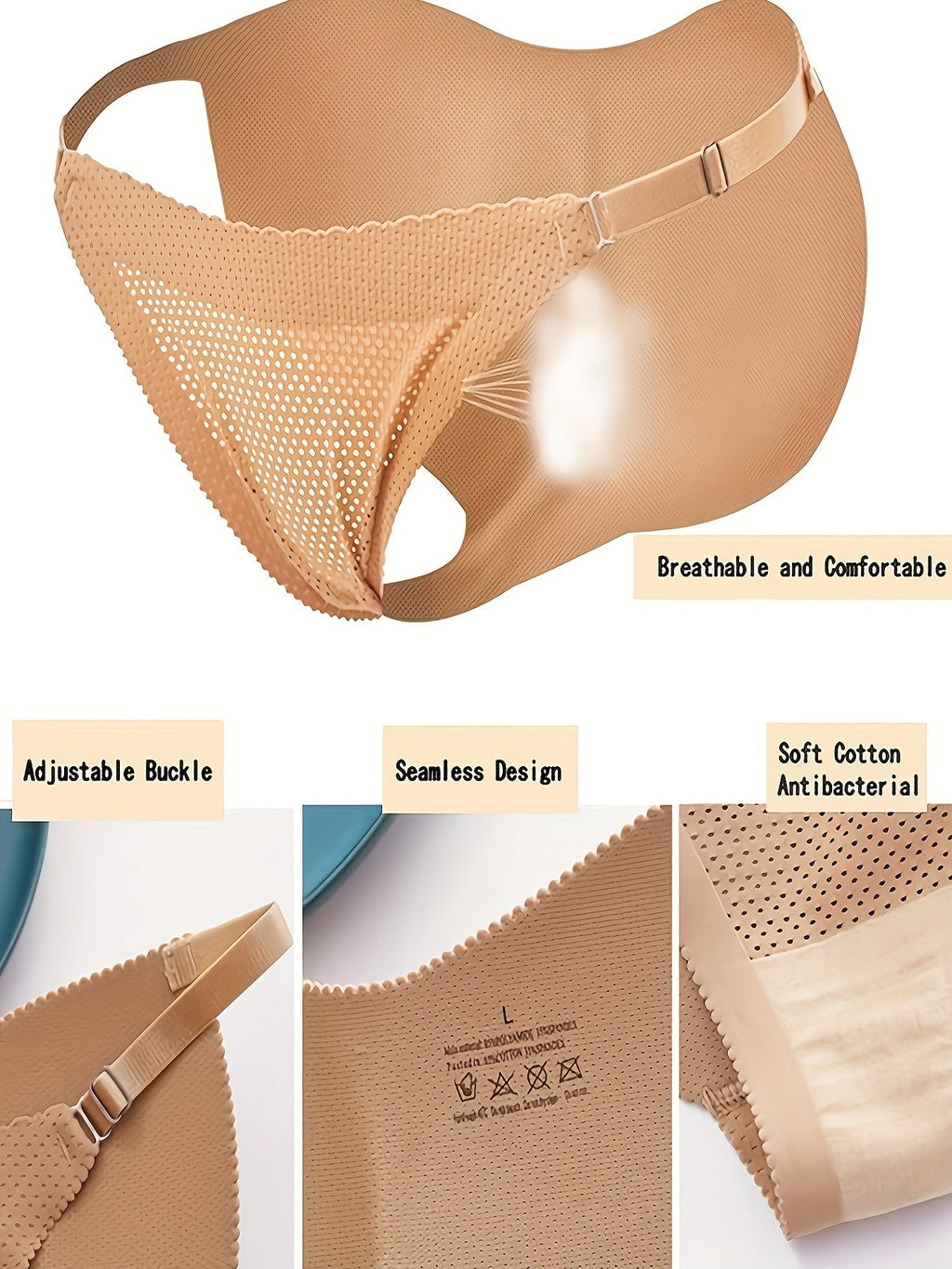 Invisible Boost Fake Butt Lifting Bikini Panties for Women – Ultra-Thin Breathable and Seamless Women's Lingerie for Natural Enhancement and All-Day Comfort Stevvex