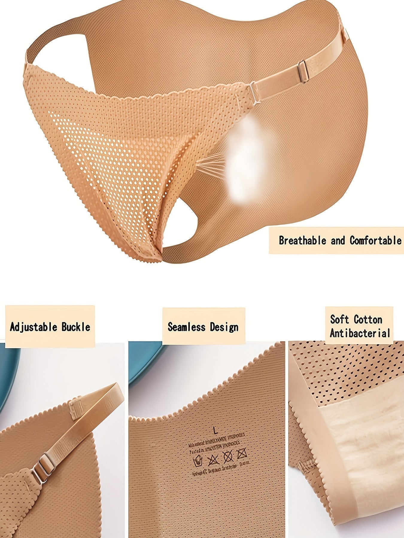 Invisible Boost Fake Butt Lifting Bikini Panties for Women – Ultra-Thin Breathable and Seamless Women's Lingerie for Natural Enhancement and All-Day Comfort Stevvex