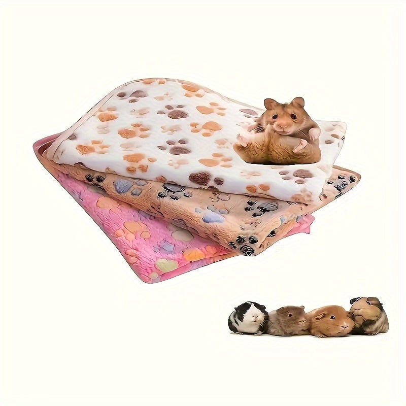 1pc Large Hamster Blanket, Small Animal Cage Liner, Pet Soft Sleeping Mat, Hamster Rabbit Blanket Lootquake LLC