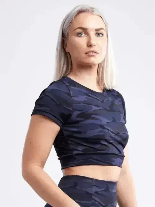 Short-Sleeve Crop Top - SJB-DIAMOND ELITES