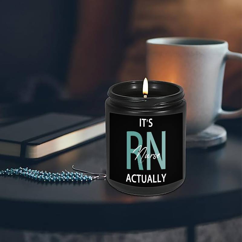 1pc Lavender Scented Candle 5.3oz Soybean Wax Best Nurse Ever Gifts Idea for Women Men RN Friend Nursing Supervisor Bestie Guy Cowoker Him Her on Practitioner School Nurse Graduation Thank You Appreciation Birthday Christmas Lootquake LLC
