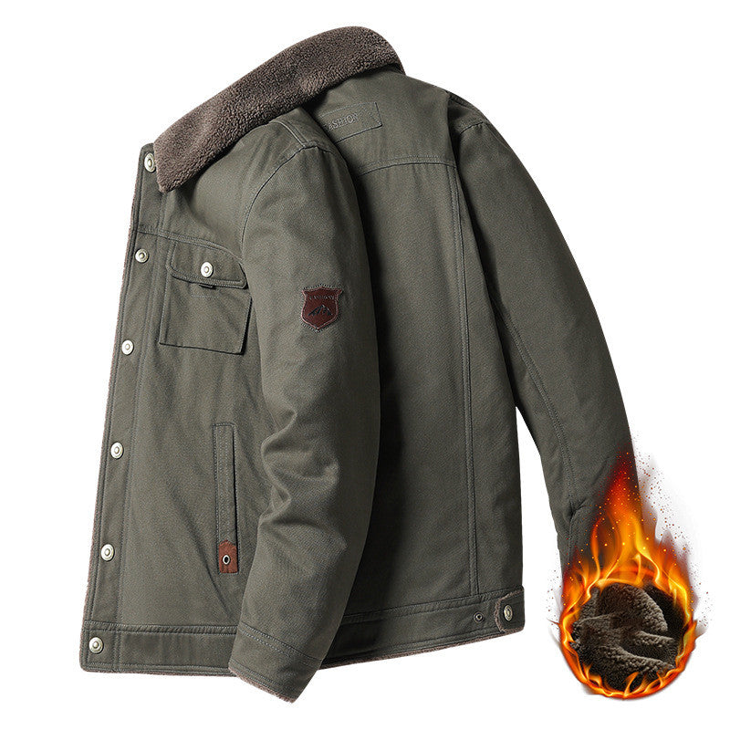 New Flying Casual Top Fashion Versatile Workwear Coat Male Pi-Mart