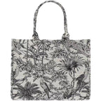 Casual Embroidery Canvas Handbag Women Large Capacity Handle Bag Pi-Mart